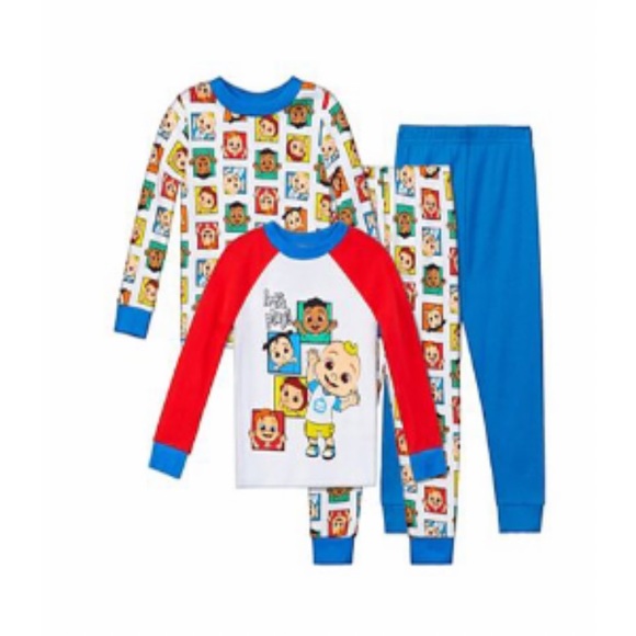 Pigiama Komar Kids Max Set 2 Pezzi Per Bambino - Top E Pantaloncini Corti Con Stampa Cartoon, Colore Blu Acciaio, Taglia XS (4-5 Anni)